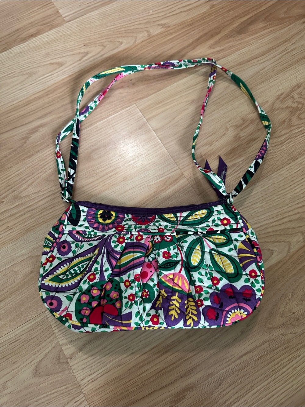 Vera Bradley Floral Quilted Crossbody Bag